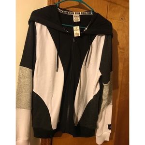 Pink Victoria’s Secret Full Zip Hoodie